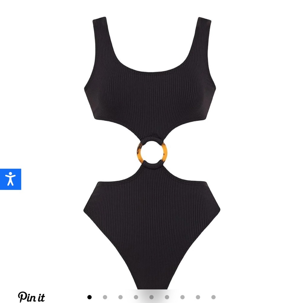 Montce Black One Piece Cut Out Swimsuit